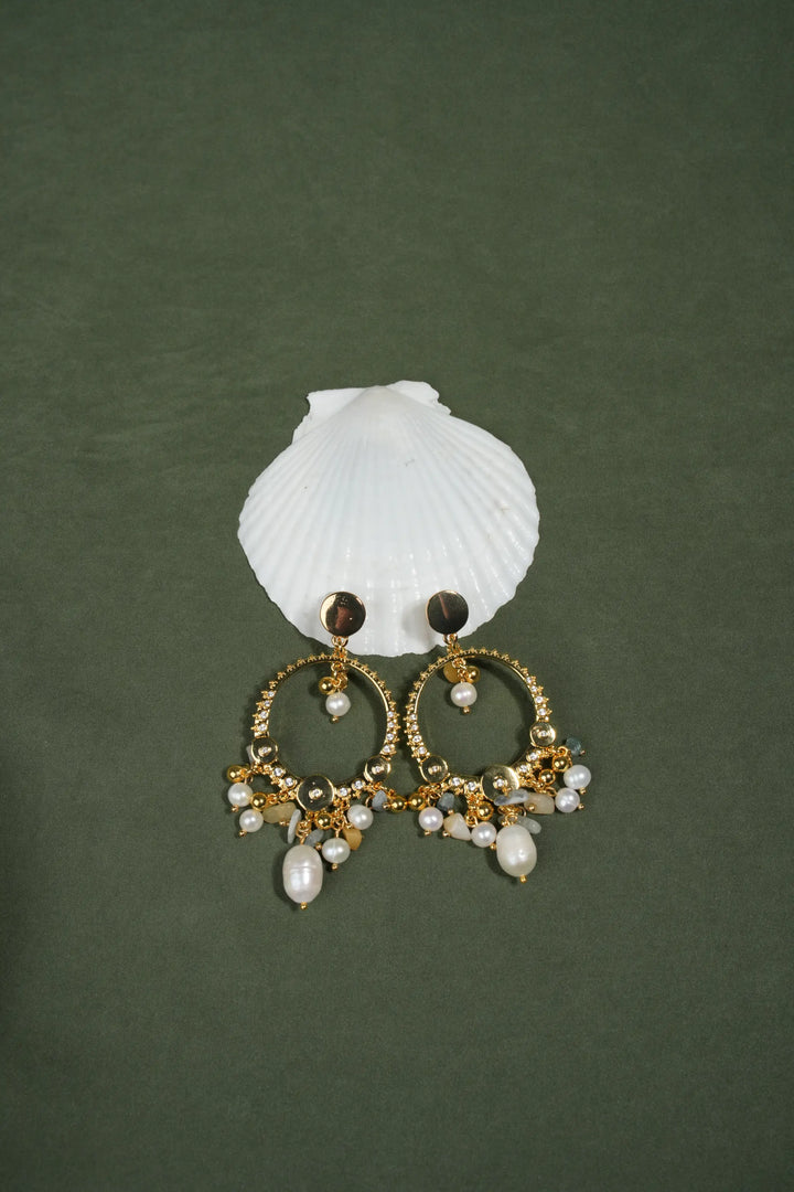 Melted Relic · Baroque Charm Hoops Earrings