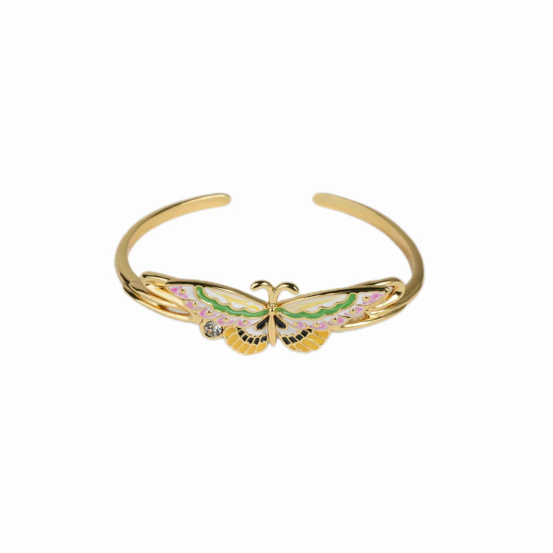 Chō Still · Enamel Butterfly Bangle