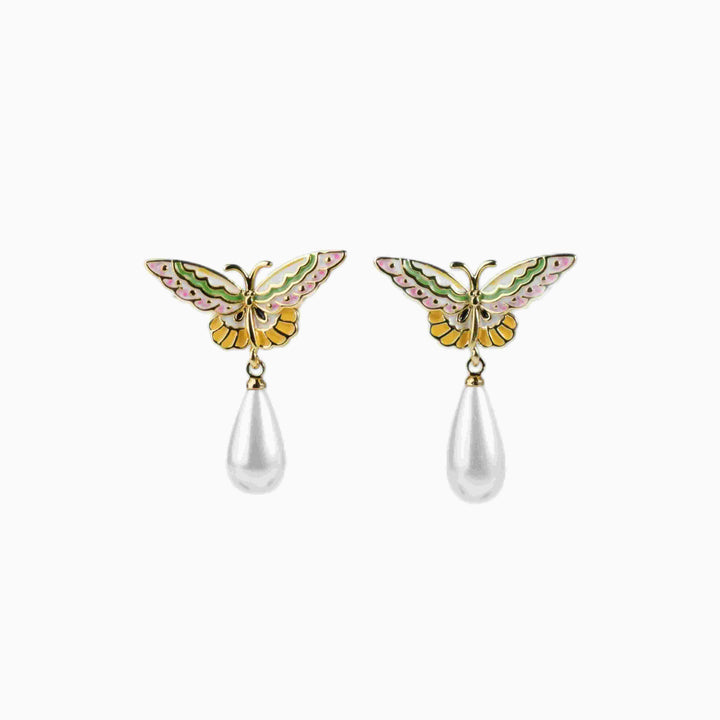 Chō Still ·Pearl Drop Earrings