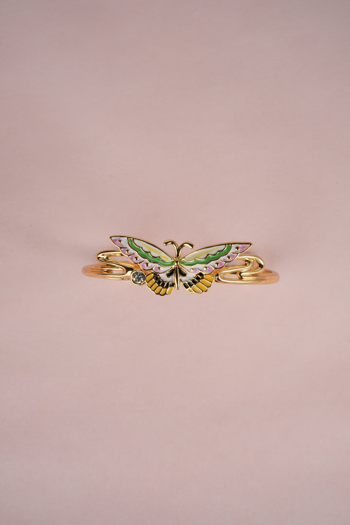 Chō Still · Enamel Butterfly Bangle