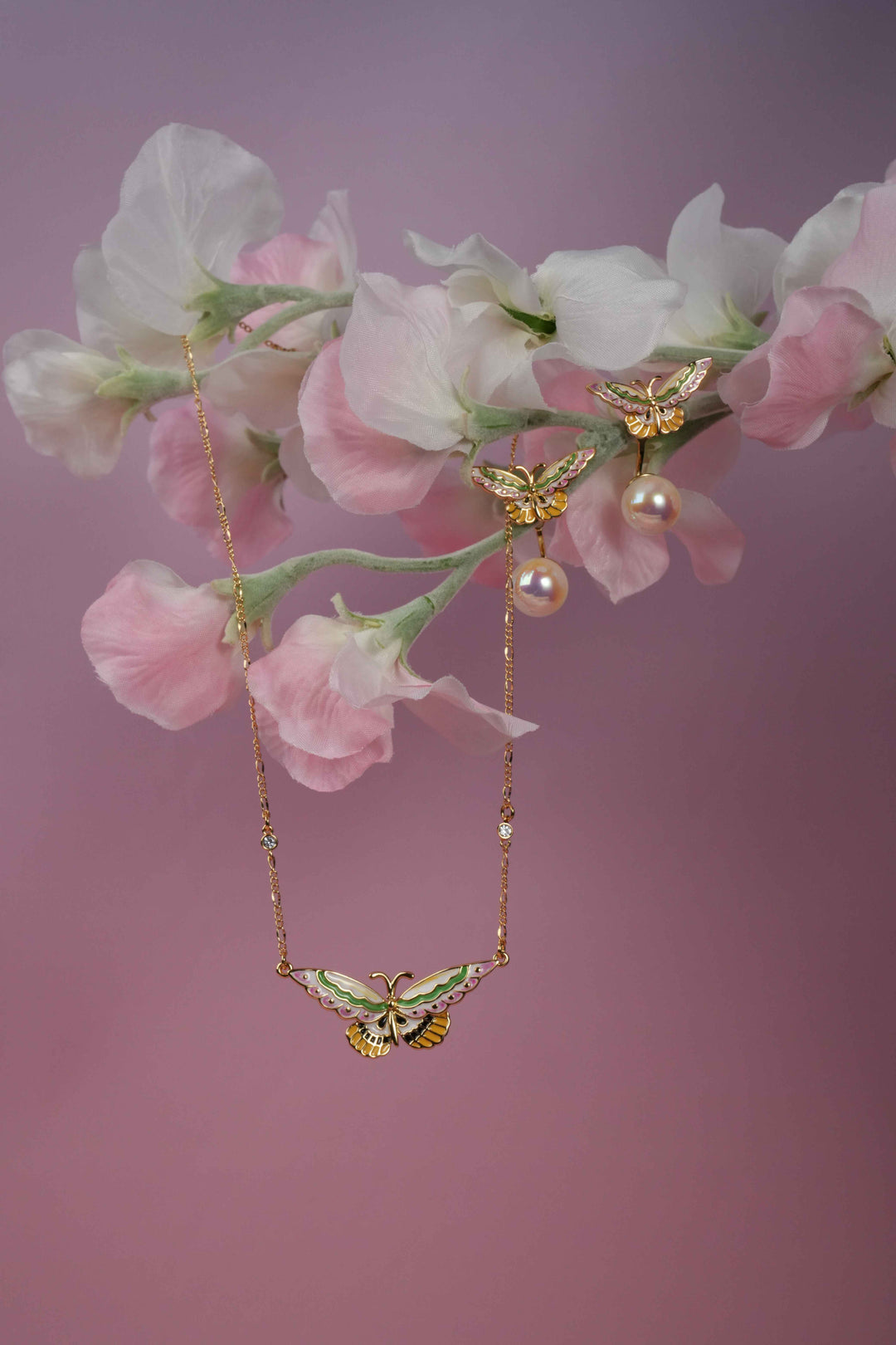 Chō Still · Enamel Adjustable Necklace