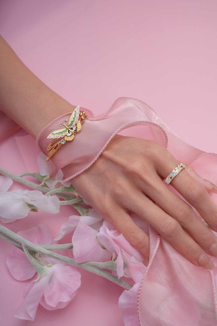 Chō Still · Enamel Butterfly Bangle