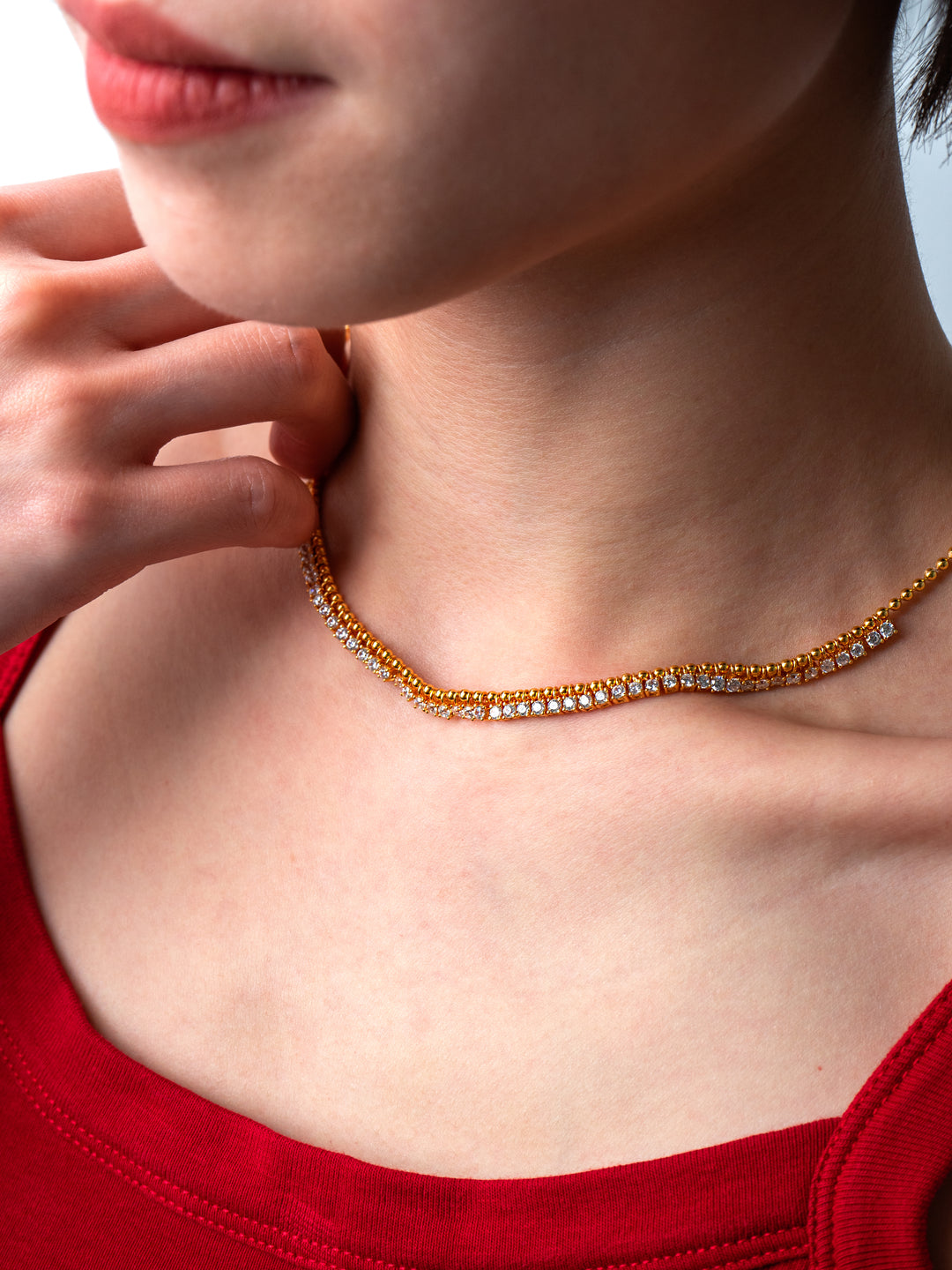 Falling Galaxy Necklace in 925 Sterling Silver - BE FRUITFUL