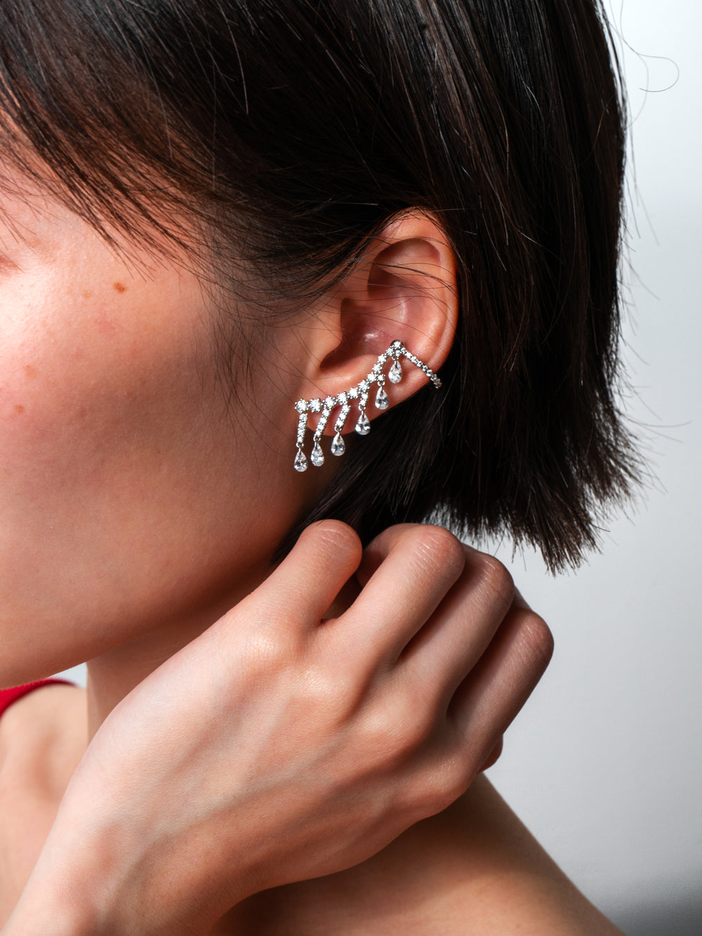 Aureate Vine Earrings in 925 Sterling Silver - BE FRUITFUL