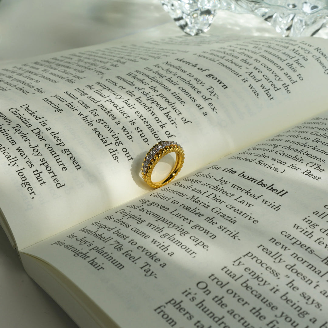 Braid Ring in 925 Sterling Silver - BE FRUITFUL