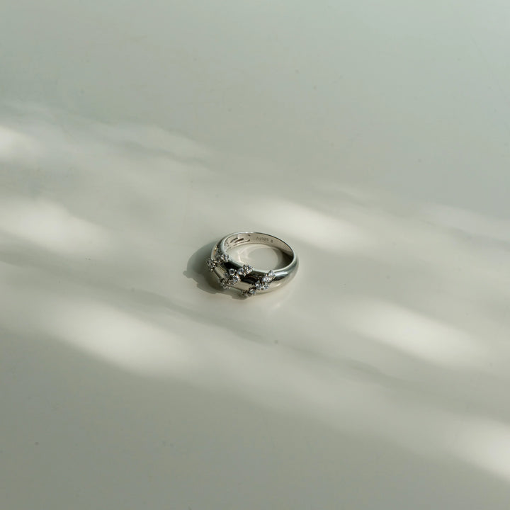 Starry Glide Ring in 925 Sterling Silver - BE FRUITFUL