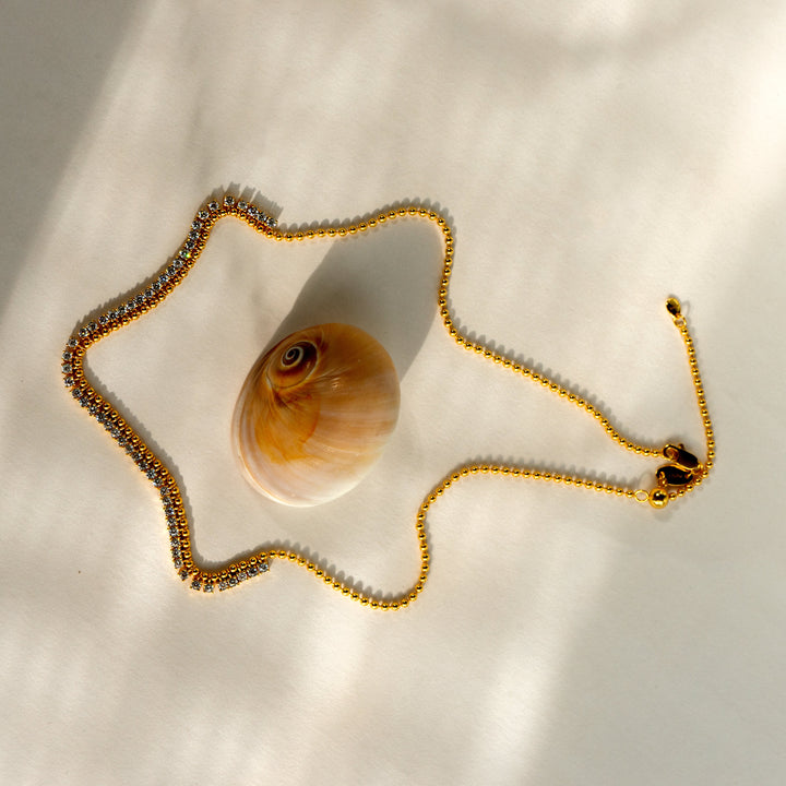 Falling Galaxy Necklace in 925 Sterling Silver - BE FRUITFUL