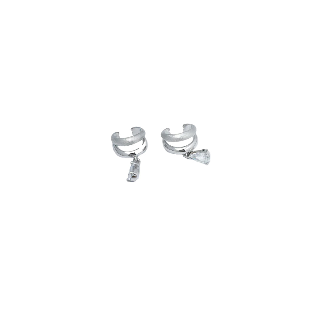 Dual Aurora Earrings in 925 Sterling Silver