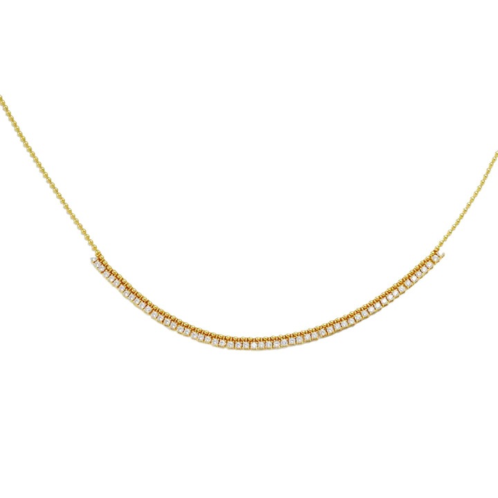 Falling Galaxy Necklace in 925 Sterling Silver