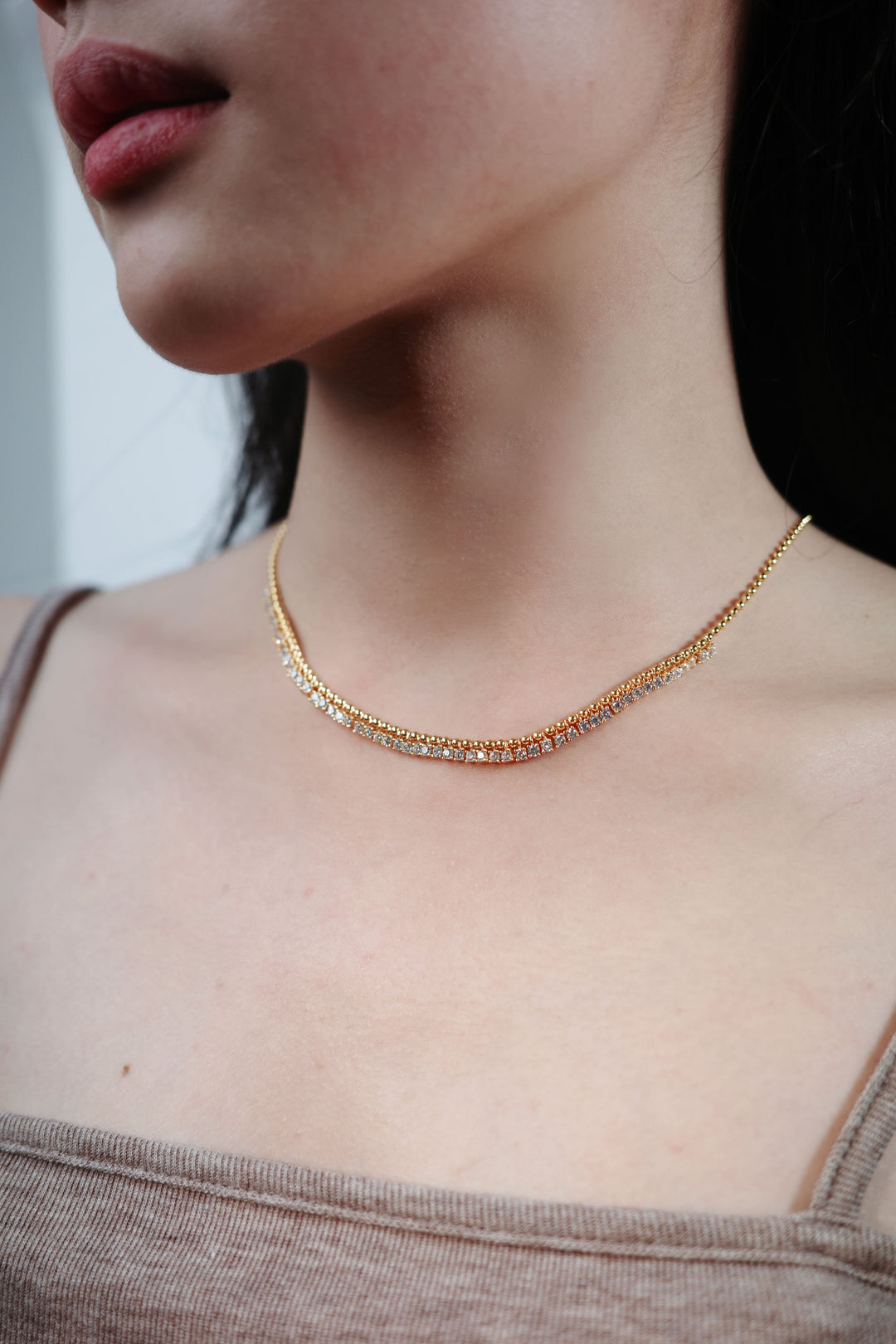 Falling Galaxy Necklace in 925 Sterling Silver