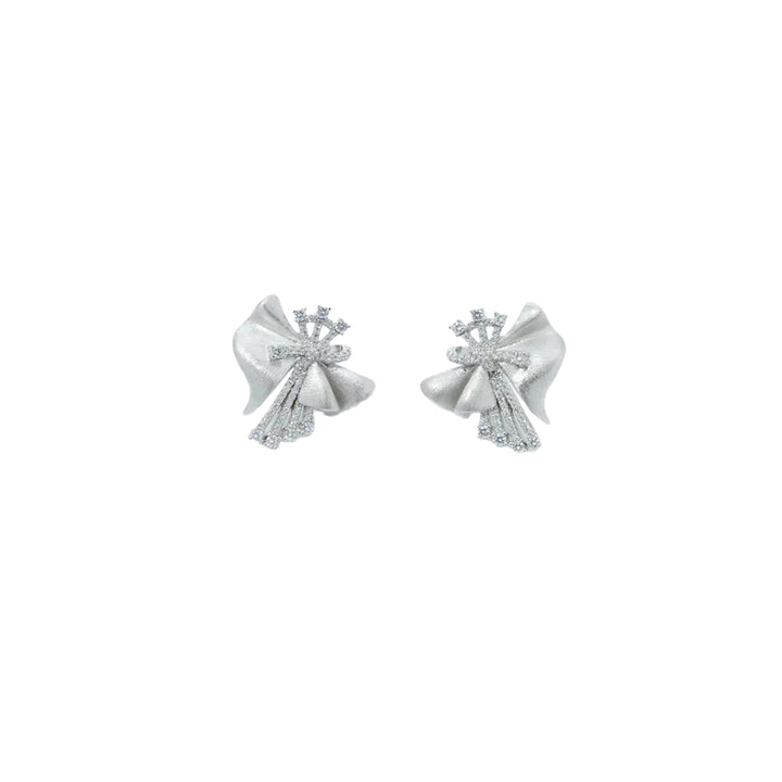 Fluttering Wings Earrings in 925 Sterling Silver