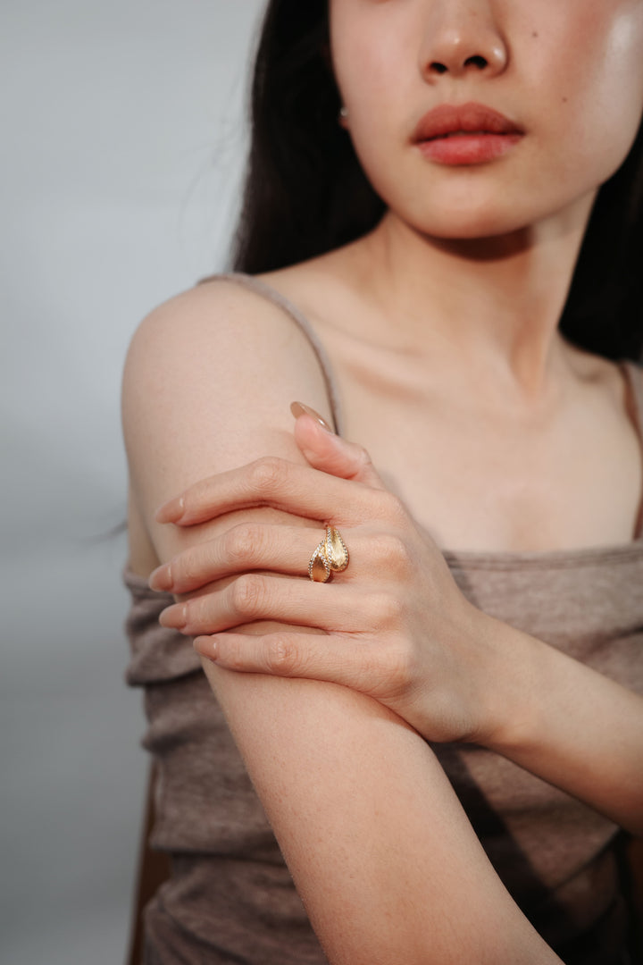 Foliage Reverie Ring in 925 Sterling Silver
