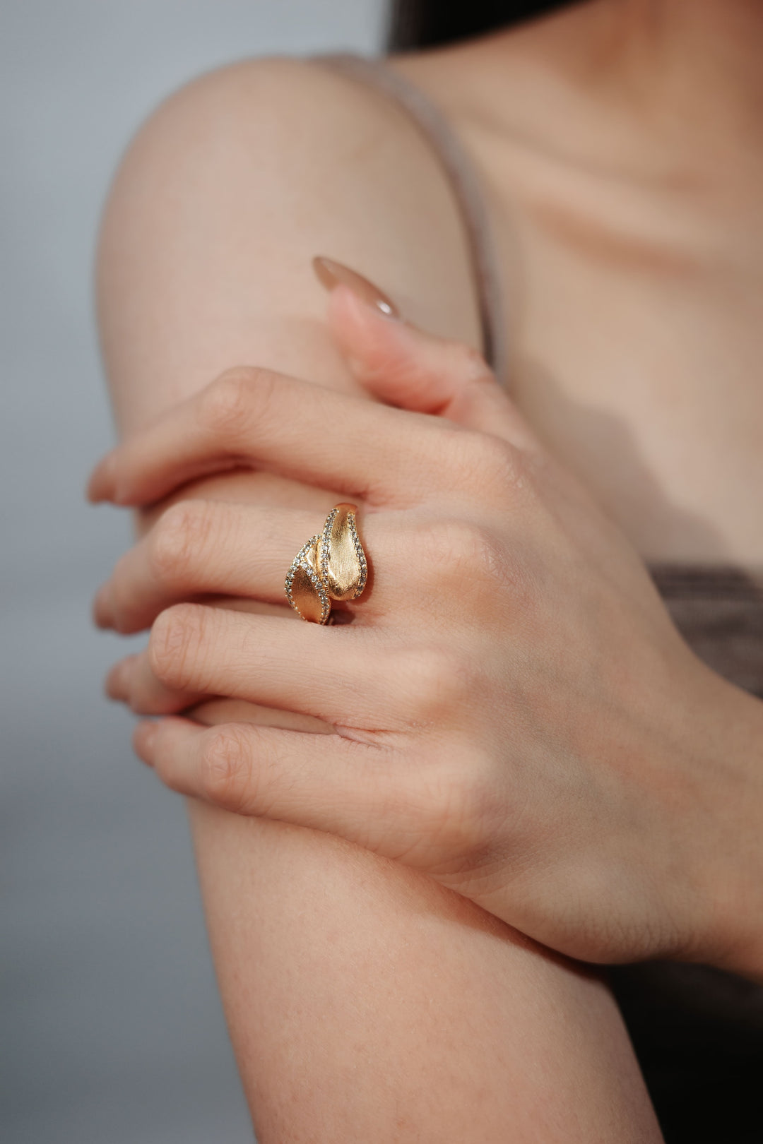 Foliage Reverie Ring in 925 Sterling Silver