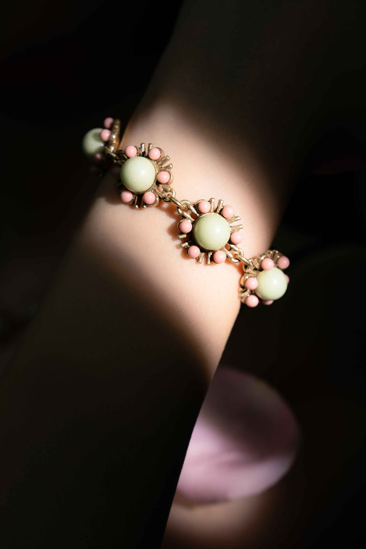 Golden Sunflower Charm Bracelet