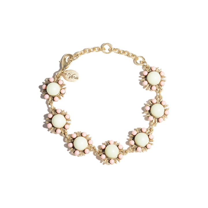 Golden Sunflower Charm Bracelet