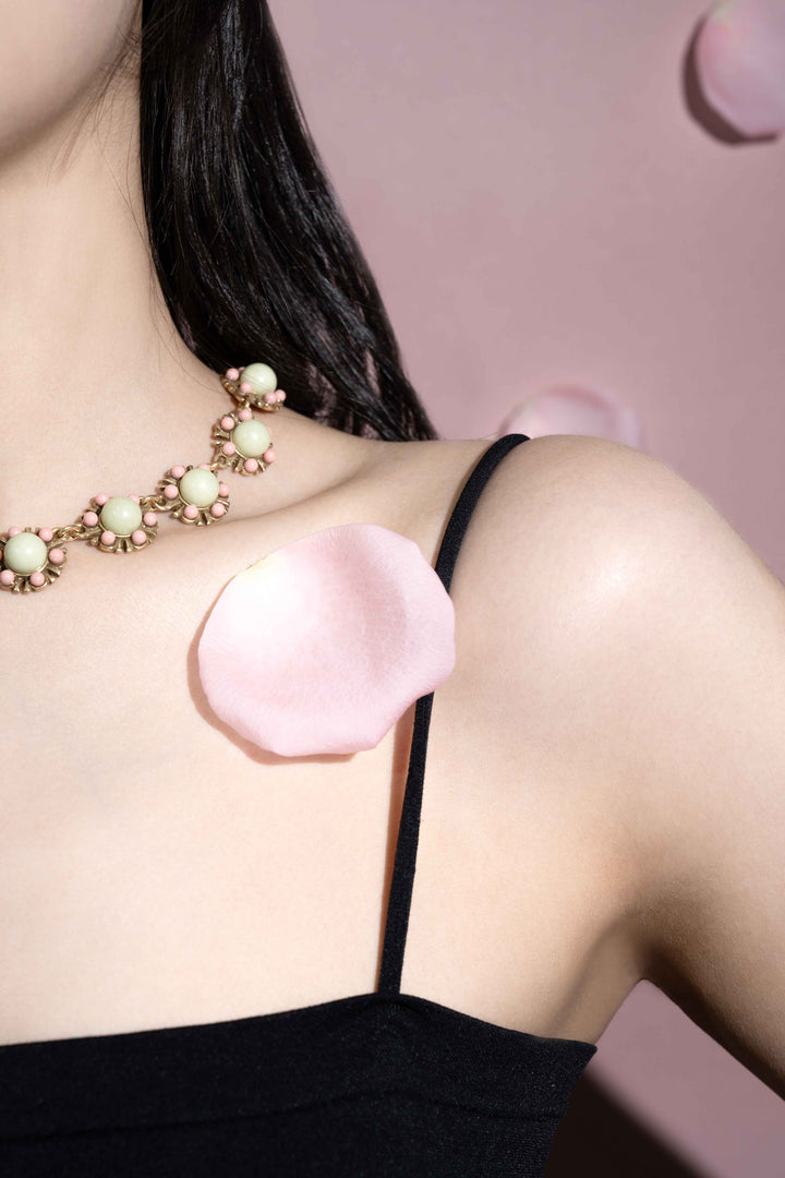 Golden Sunflower Charm Necklace