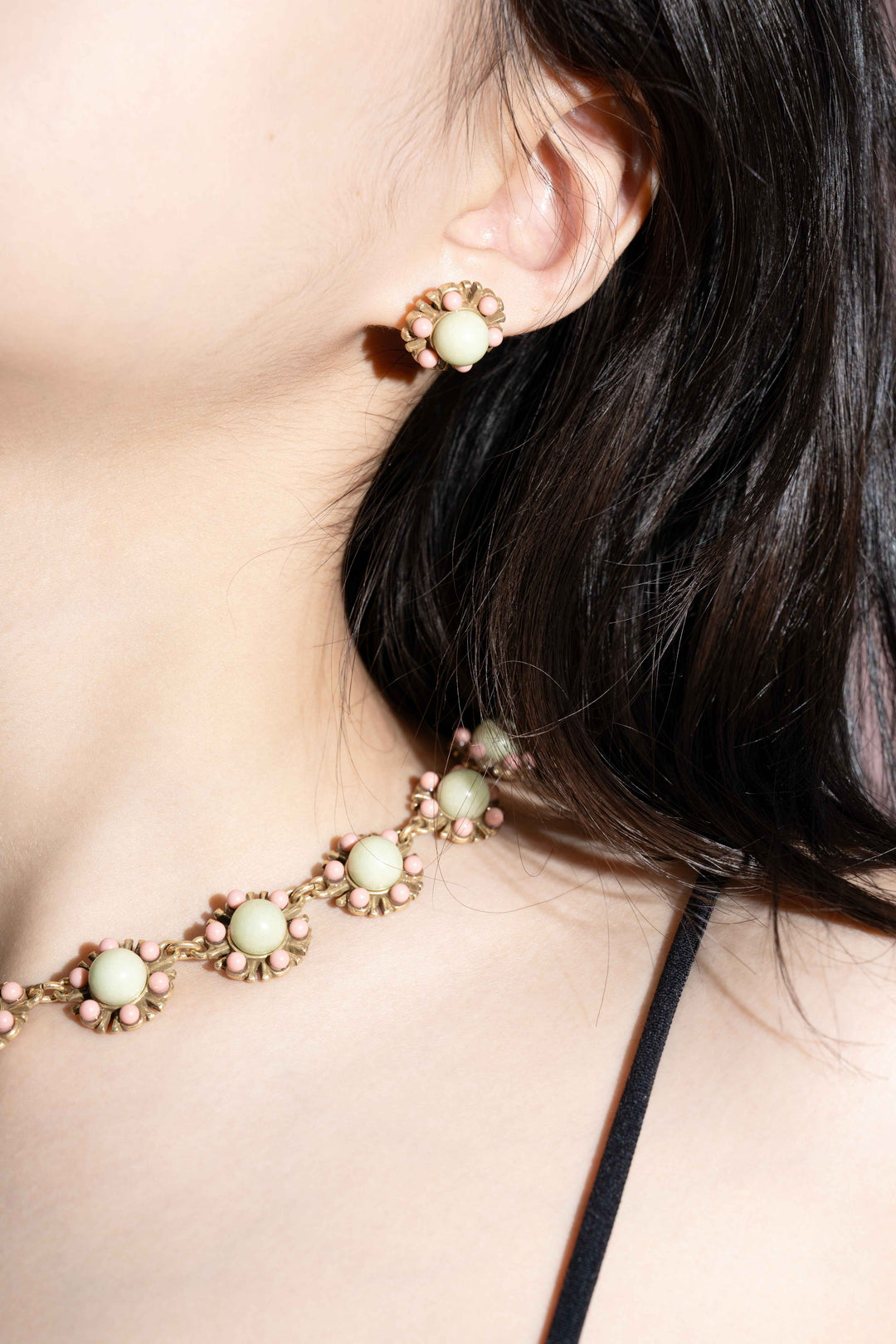 Golden Sunflower Charm Necklace