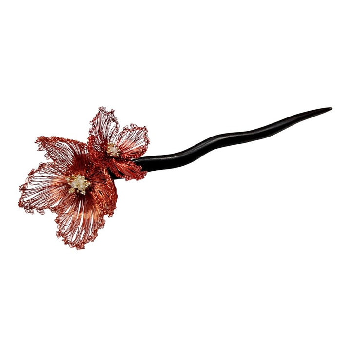 Hand-made Flower Straight Hair pin