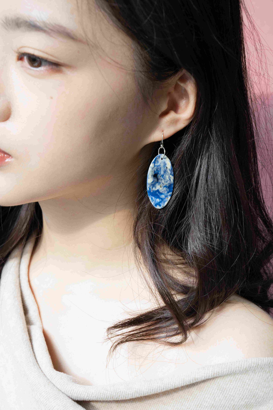 Indigo Bloom Earring
