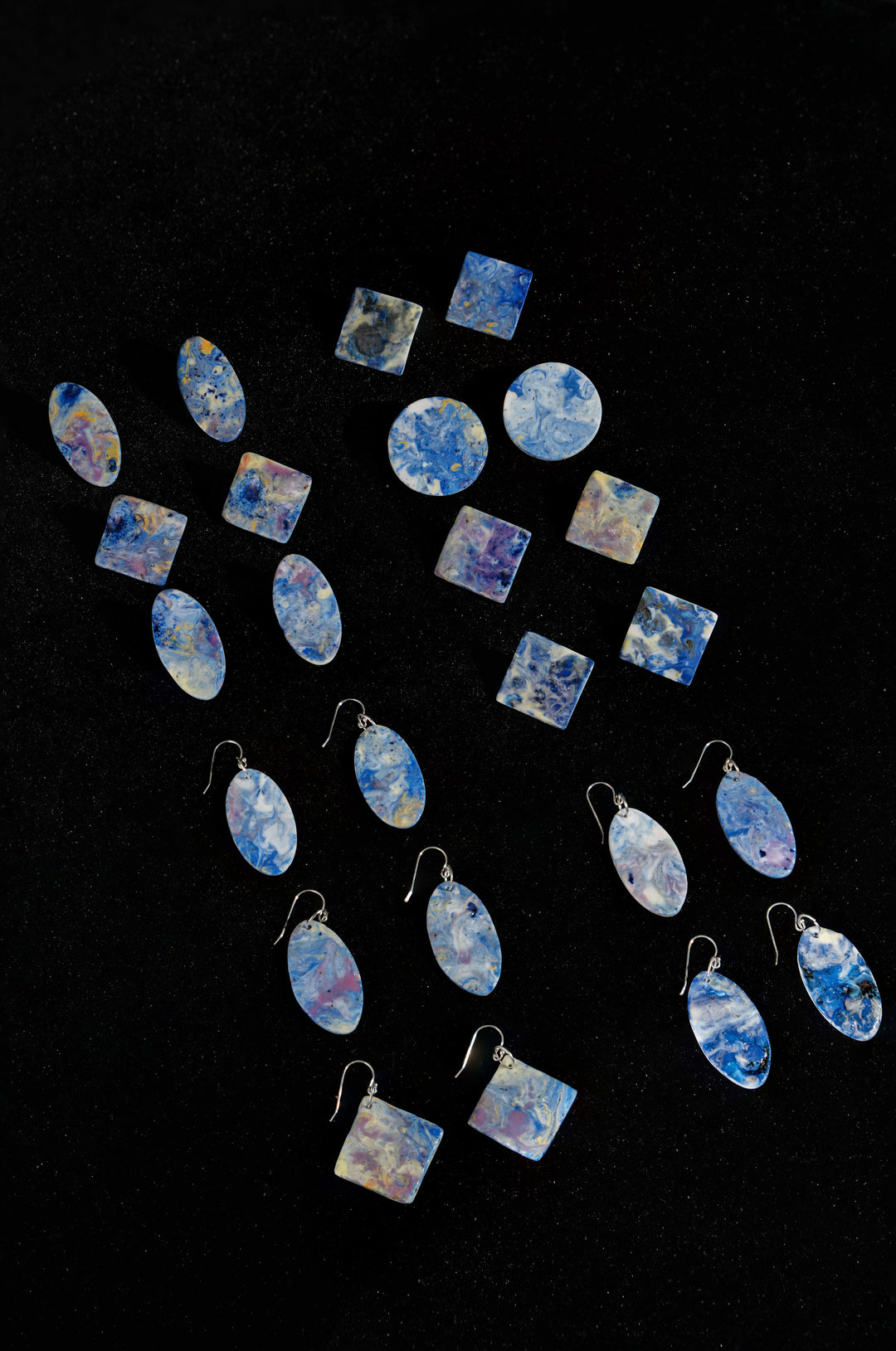 Indigo Bloom Earring