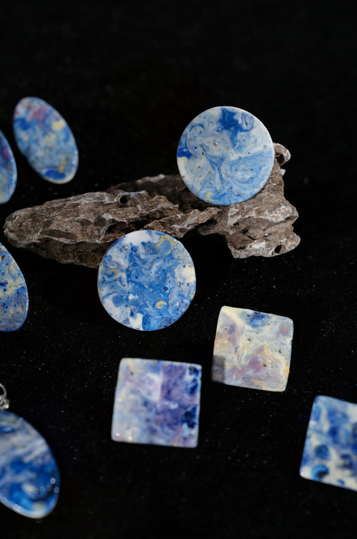 Indigo Bloom Earring