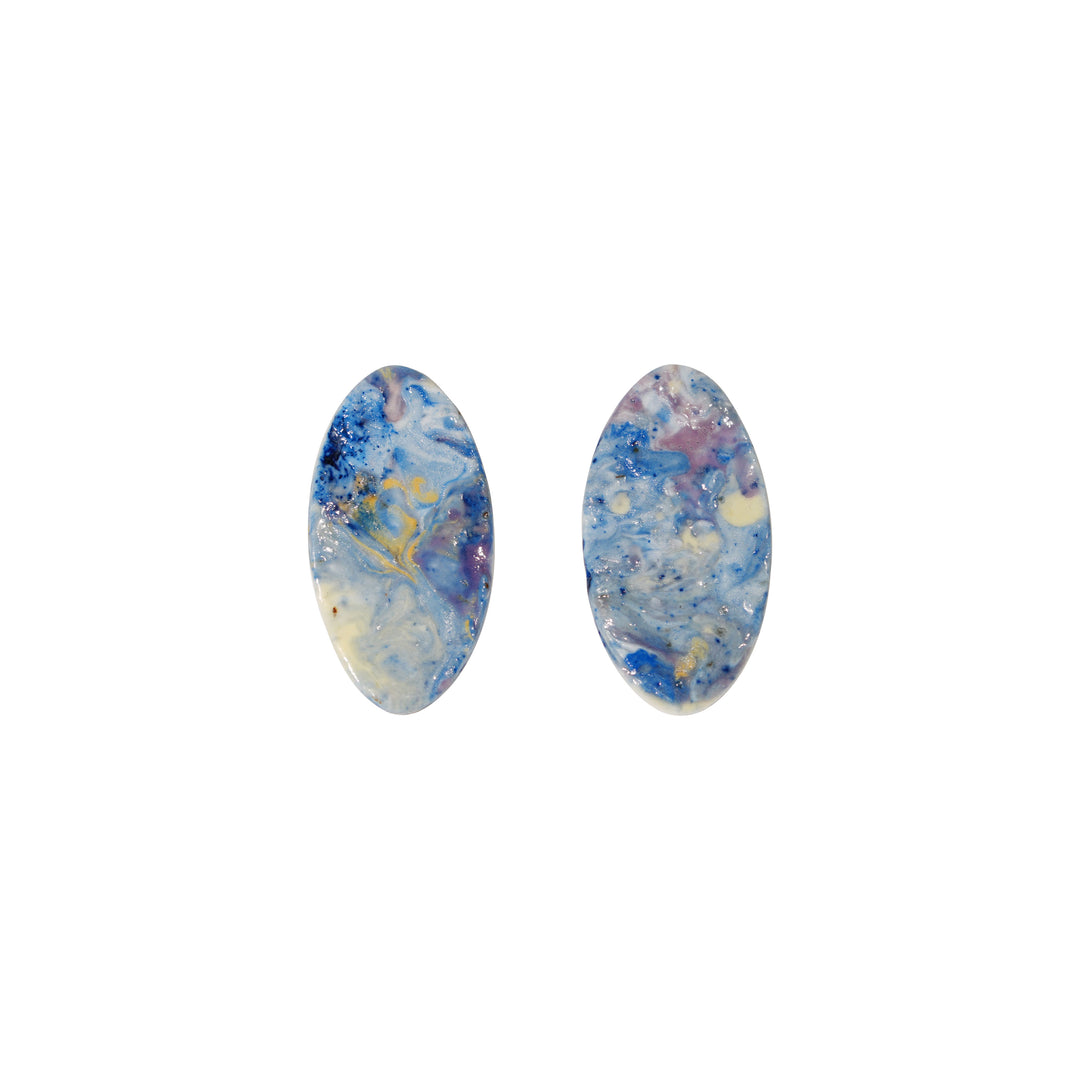 Indigo Bloom Earring