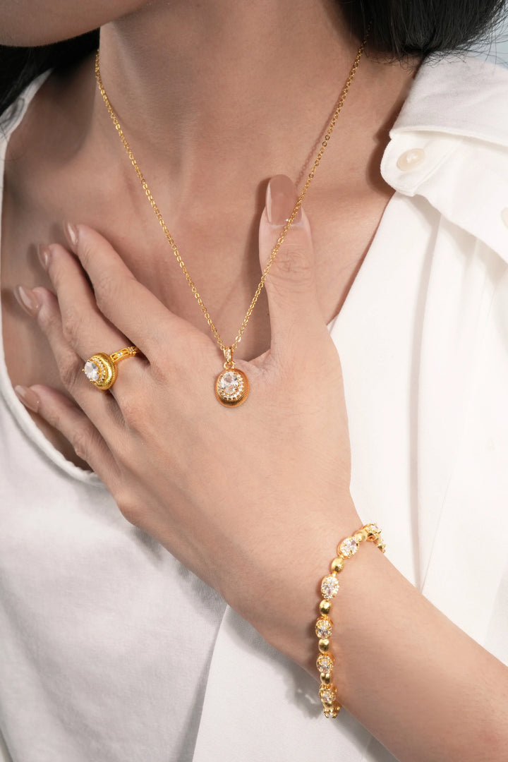 Éternelle Simple · Bead Halo Link Bracelet