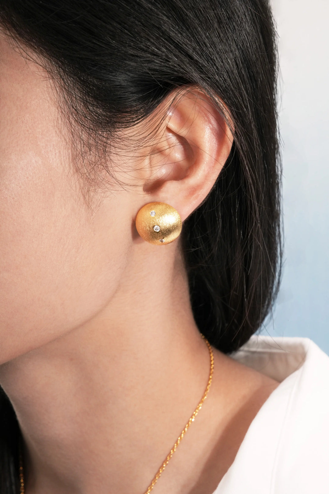 Éternelle Simple · Dome Stud Earrings