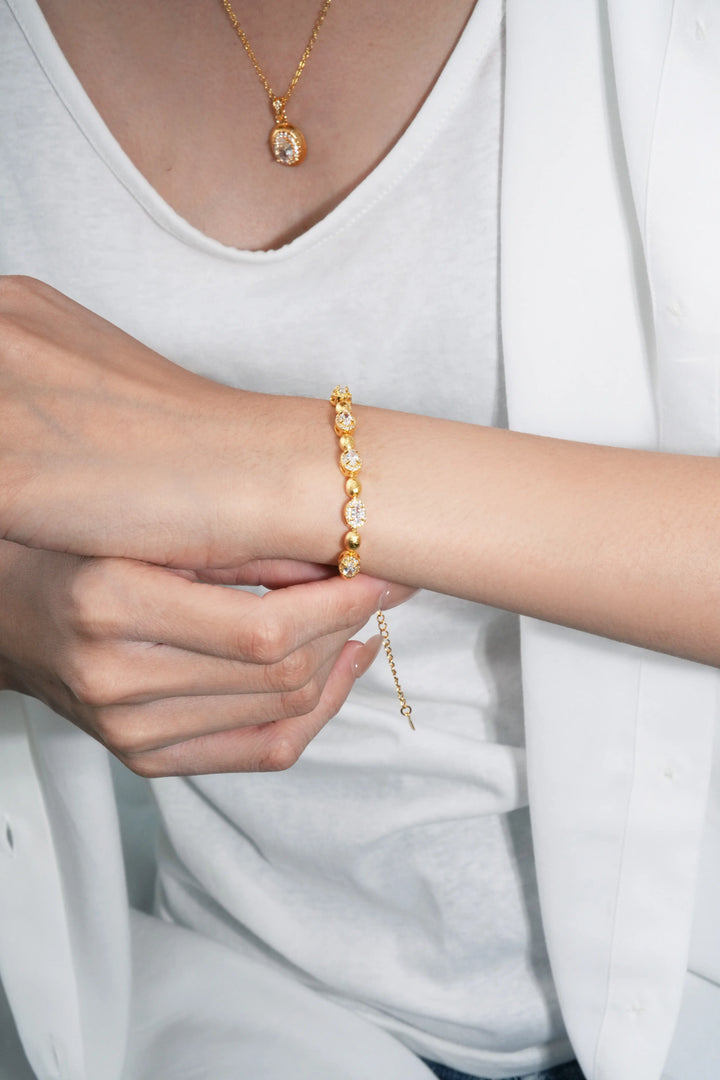 Éternelle Simple · Bead Halo Link Bracelet