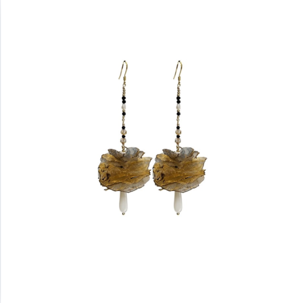 Organza Pearl Trochus Conch Earring Hook - Be Fruitful