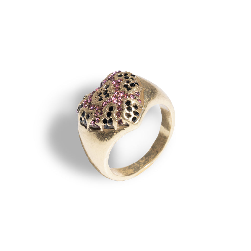 Pink Heart Gemstone Ring