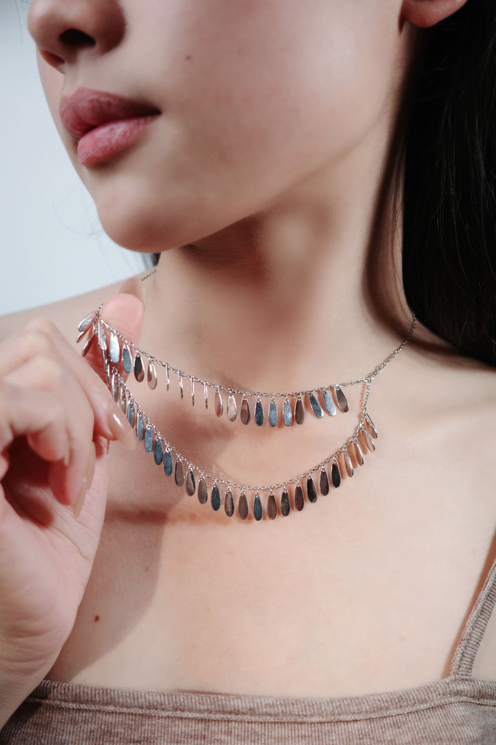 Raindrop Necklace in 925 Sterling Silver
