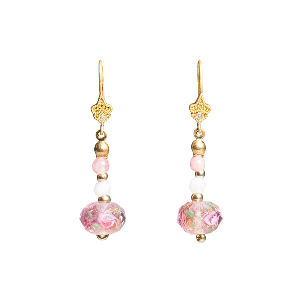 Rose Liu Li & Pearl Drop Earring