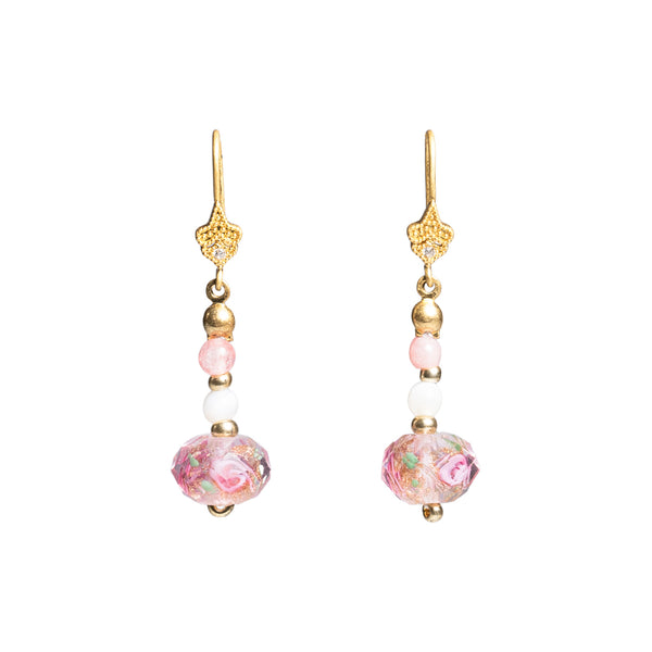 Rose Liu Li & Pearl Drop Earring
