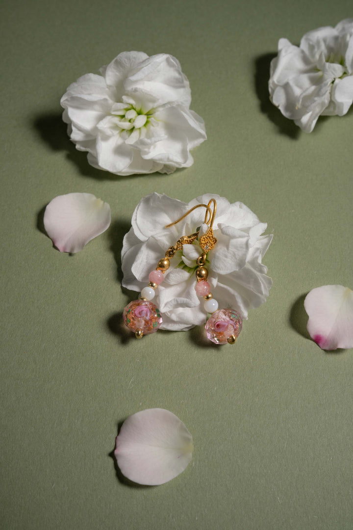 Rose Liu Li & Pearl Drop Earring