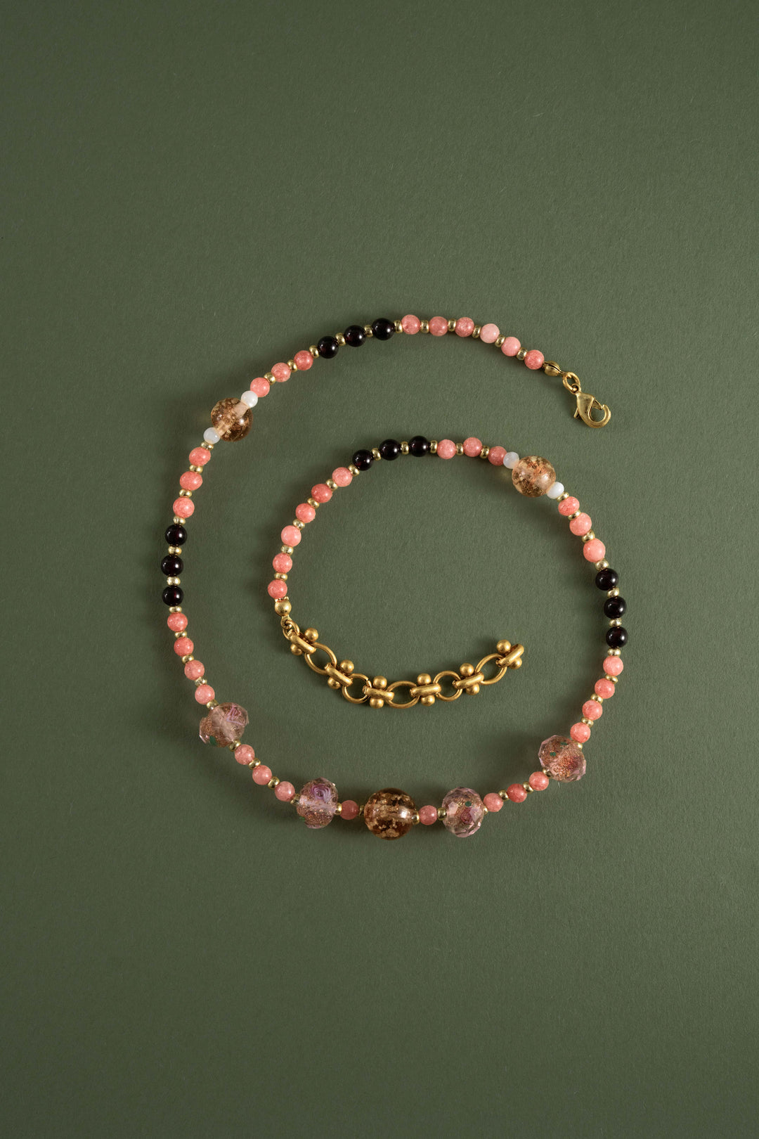 Rose Liu Li & Pearl Necklace