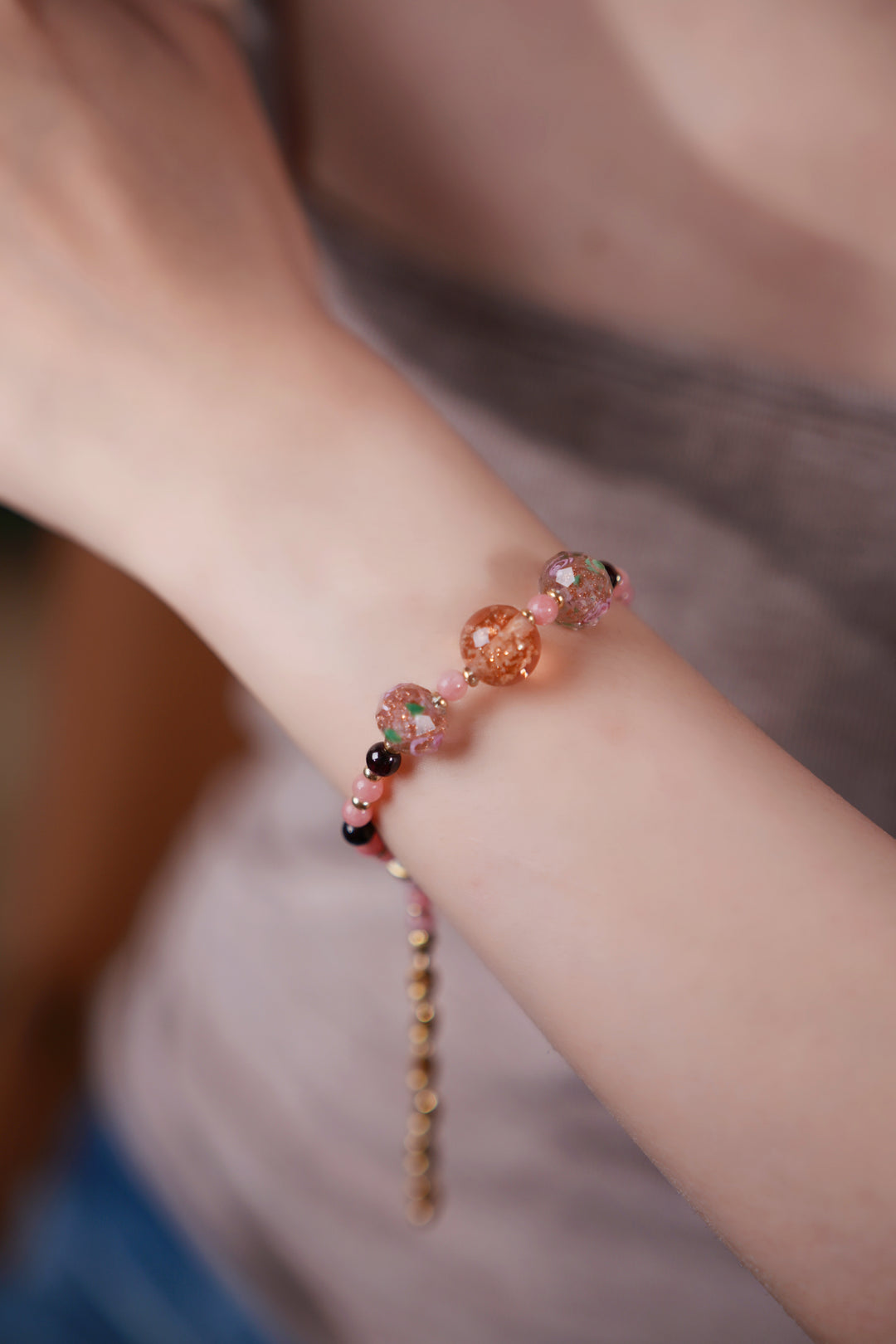 Rose Liu Li & Pearl Bracelet