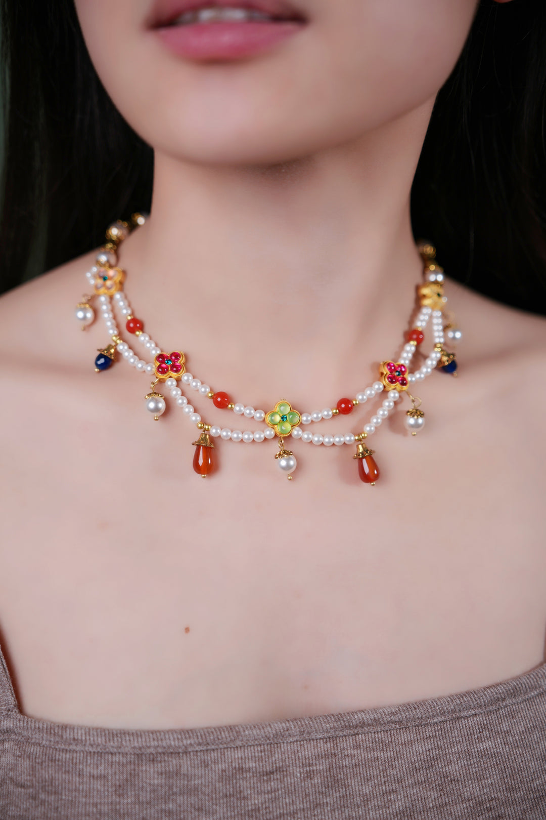 Royal Bloom Liu Li Necklace
