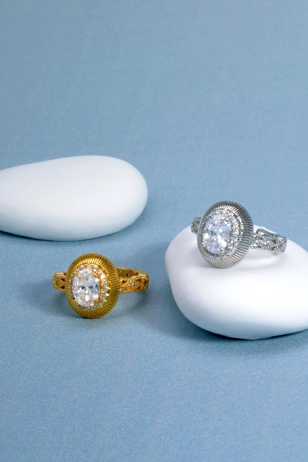 Éternelle Simple · Crystal Filigree Ring
