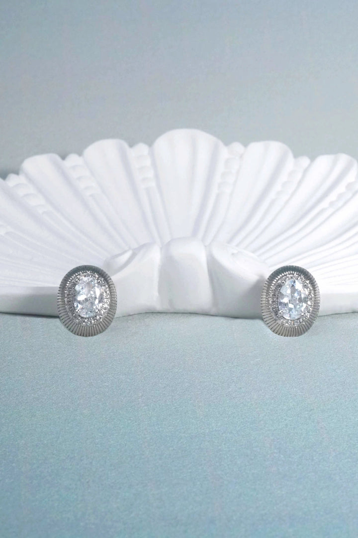 Éternelle Simple · Crystal Stud Earrings