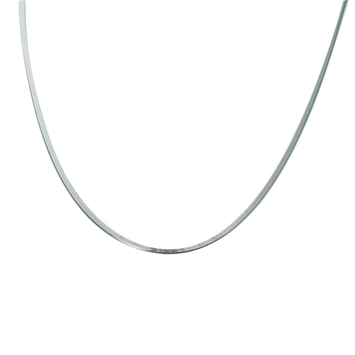 Serpentine Silk Necklace in 925 Sterling Silver