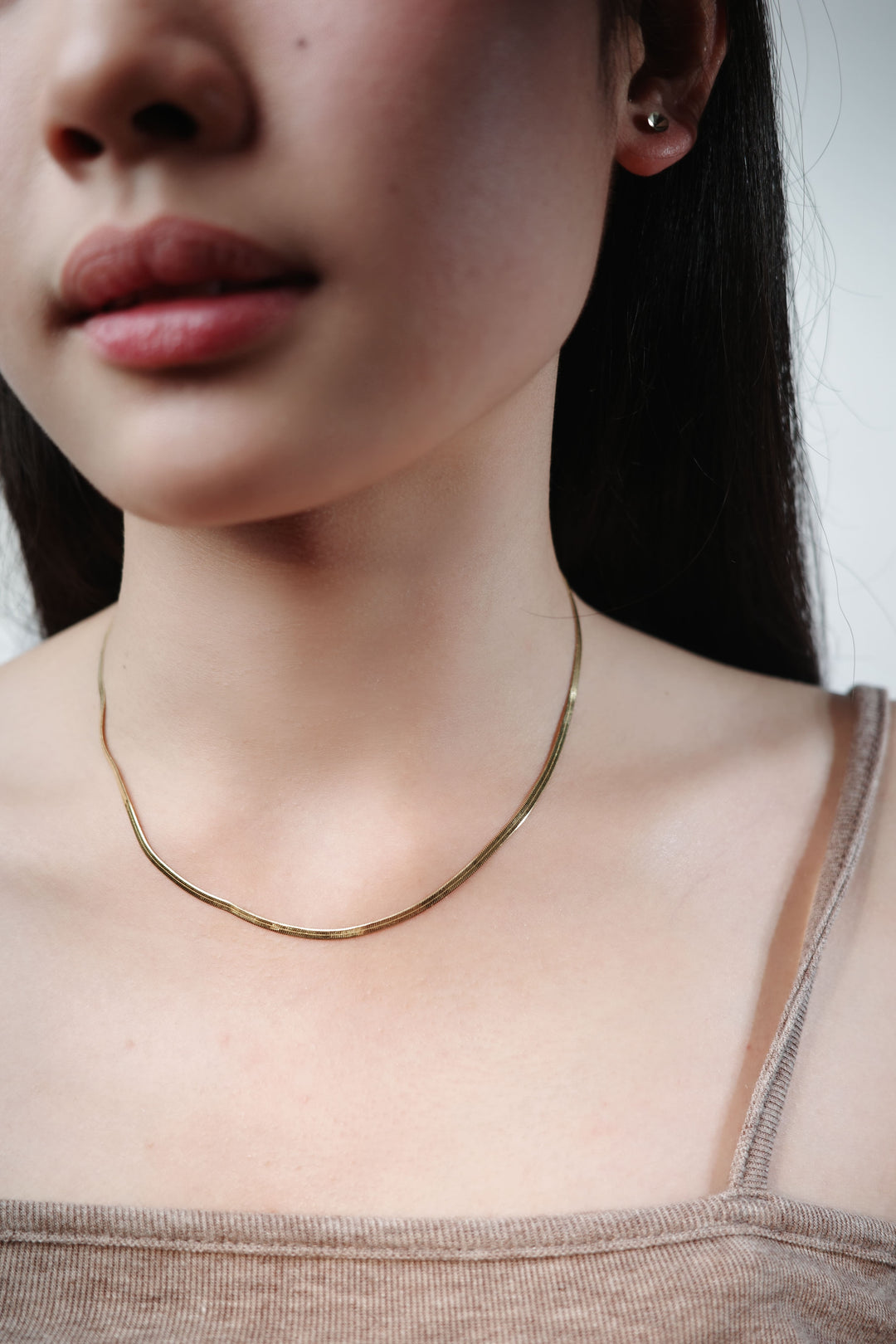 Serpentine Silk Necklace in 925 Sterling Silver