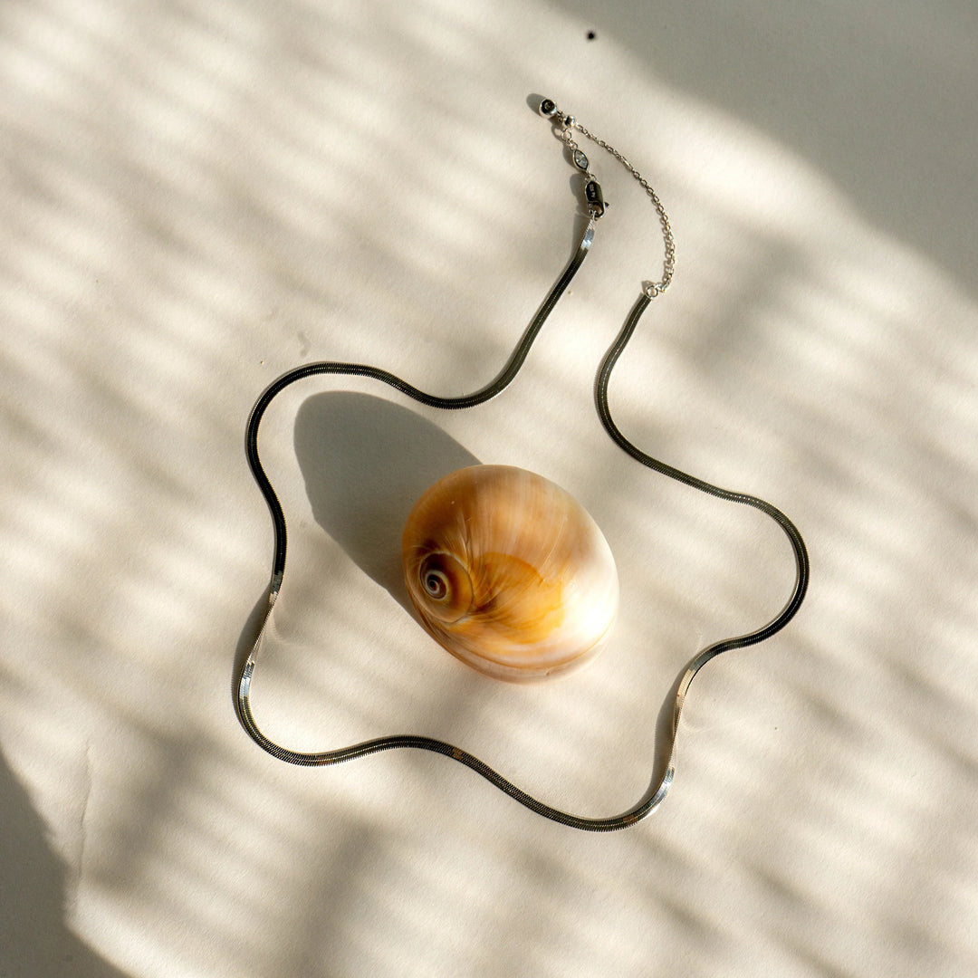 Serpentine Silk Necklace in 925 Sterling Silver - BE FRUITFUL