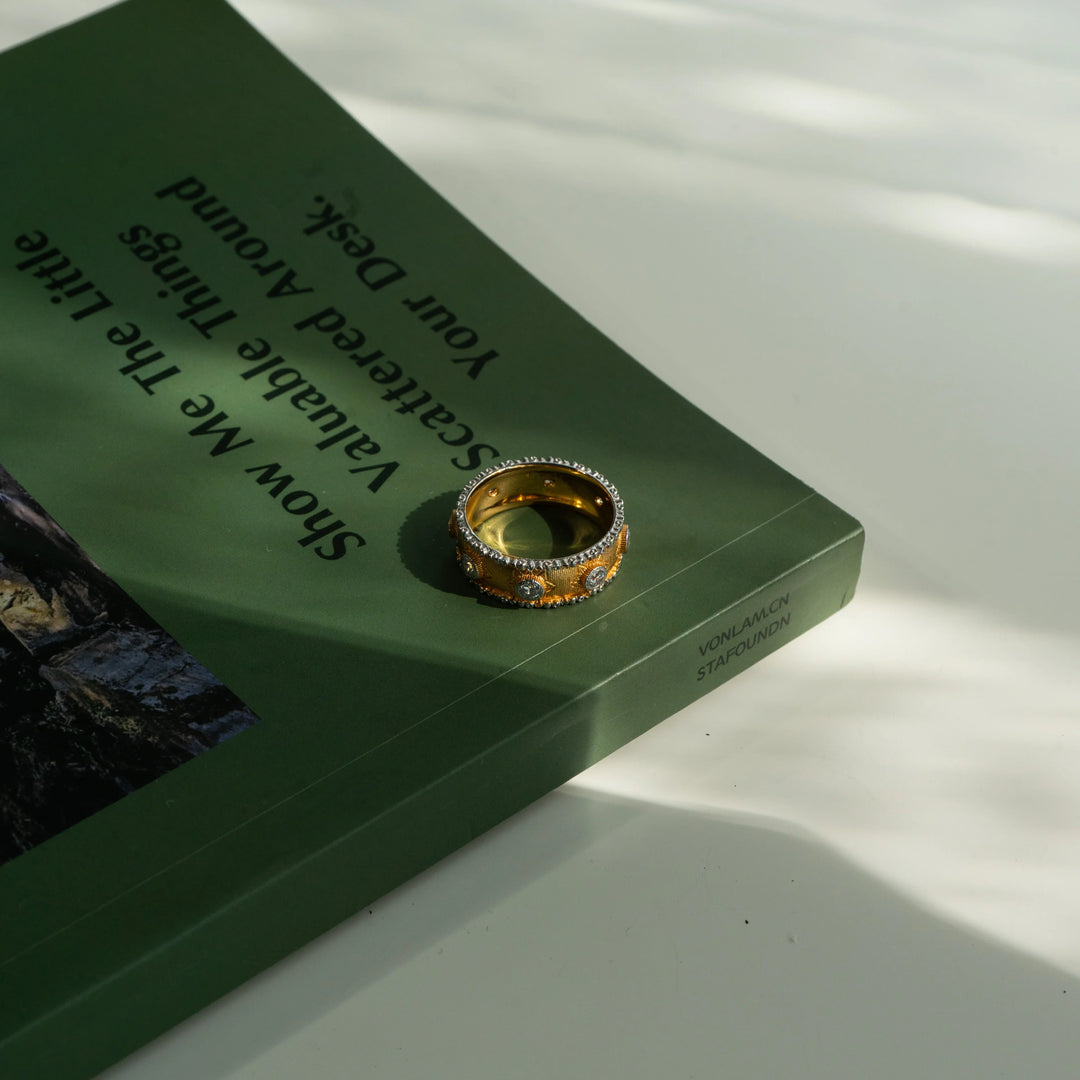 Solara Sigil Ring in 925 Sterling Silver - BE FRUITFUL