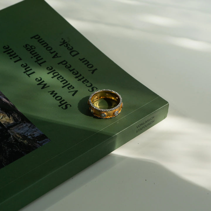 Solara Sigil Ring in 925 Sterling Silver - BE FRUITFUL