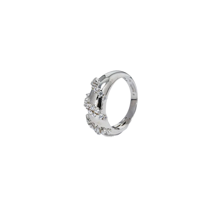 Starry Glide Ring in 925 Sterling Silver