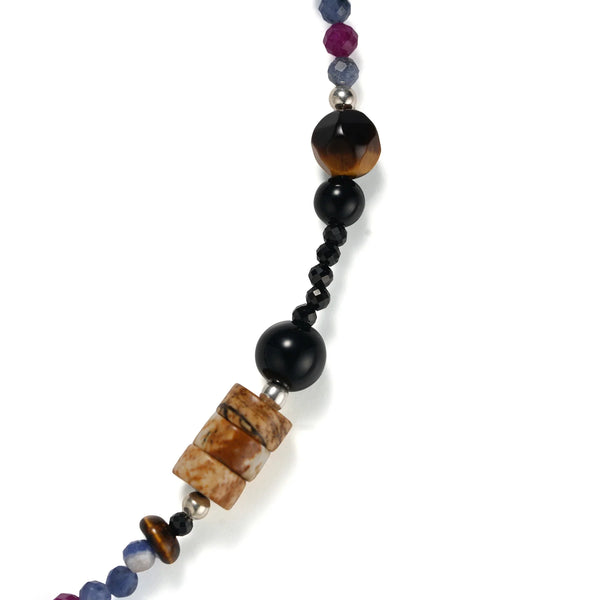 Mermaid Pendant Handmade Beaded Necklace in 925 Sterling Silver - BE FRUITFUL