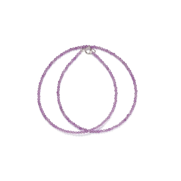 Mini Grape Beaded Necklace in 925 Sterling Silver - BE FRUITFUL