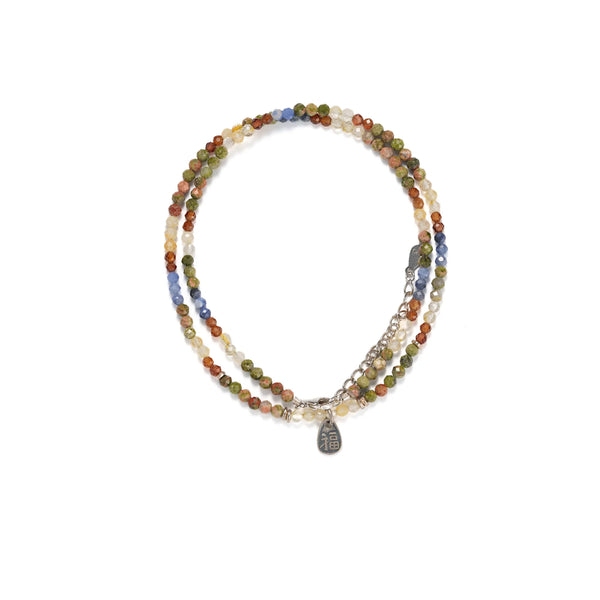 FU Beaded Necklace in 925 Sterling Silver - BE FRUITFUL