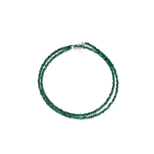 Handmade Beaded Necklace in 925 Sterling Silver - BE FRUITFUL